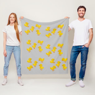 Couverture en polaire Jaune Chicks