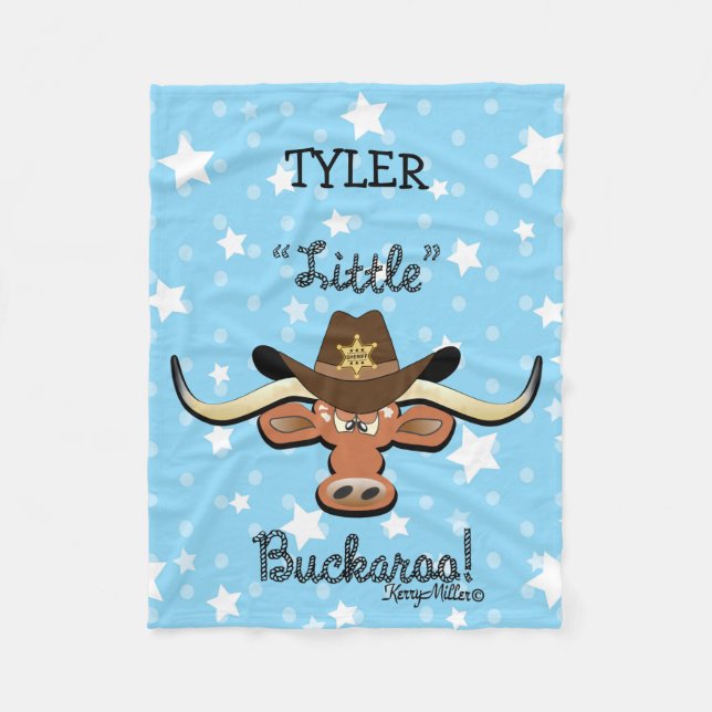 Couverture en polaire Little Buckaroo (Devant)