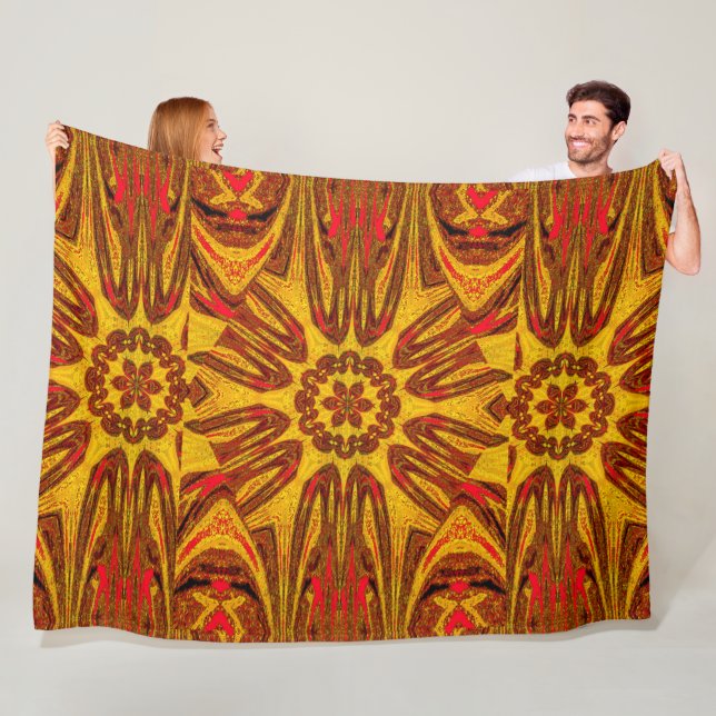 Couverture en polaire Lotus 11 reflétée (En situation)