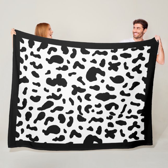 Couverture en polaire Motif pour impression de vac (En situation)
