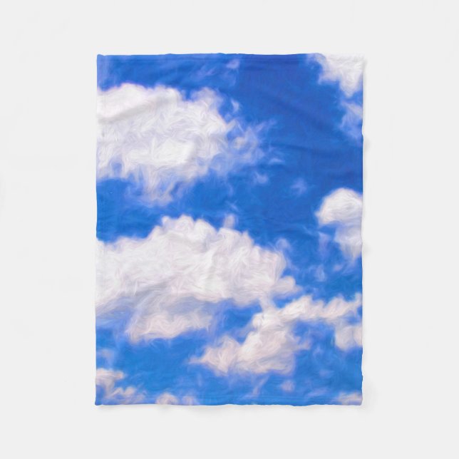 Couverture en polaire nuages (30 po x 40 po) (Devant)