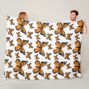 Couverture en polaire Papillon Dream 60x80