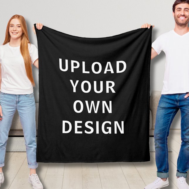 Couverture en polaire personnalisée Ajouter votre  (Créateur téléchargé)