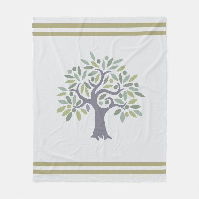 Couverture en polaire personnalisée, moyenne (Devant)