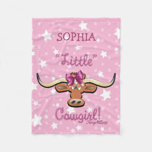 Couverture en polaire petite fille
