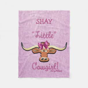 Couverture en polaire petite fille