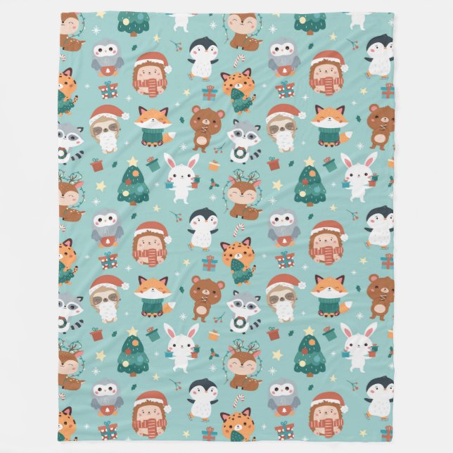 Couverture en polaire pour animaux adorables (Devant)