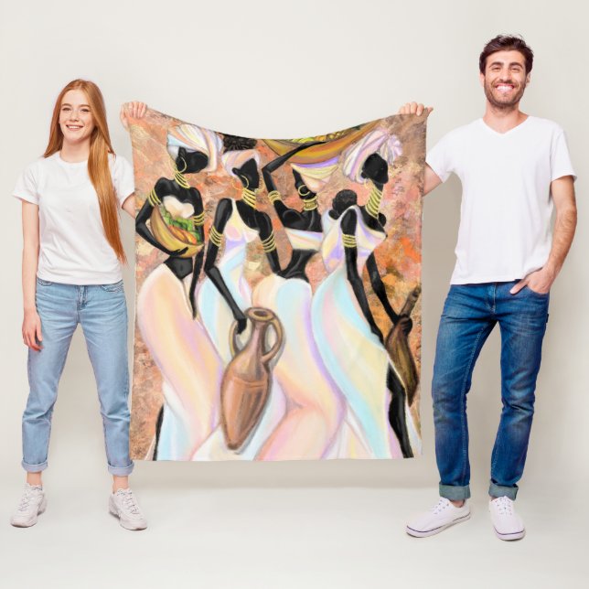 Couverture en polaire pour femmes africaines - Pei (En situation)