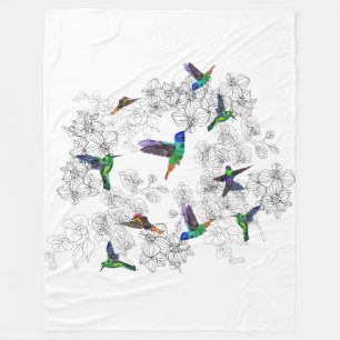Couverture en polaire pour oiseaux de printemps