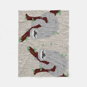 Couverture en polaire Sloth