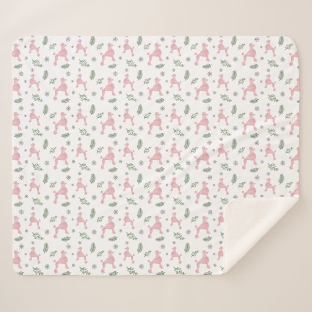 Couverture en silhouette Motif rose (Devant (Horizontal))