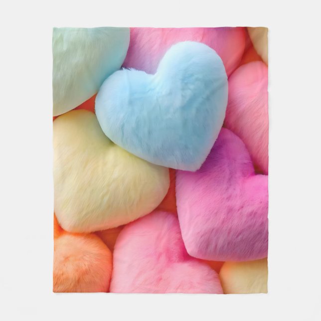 Couverture en toison de coeur (Devant)