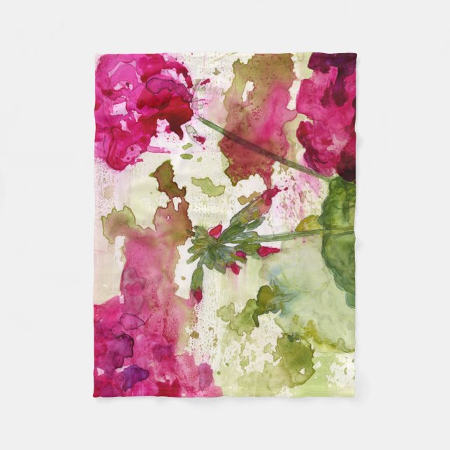 couverture en toison florale (Devant)