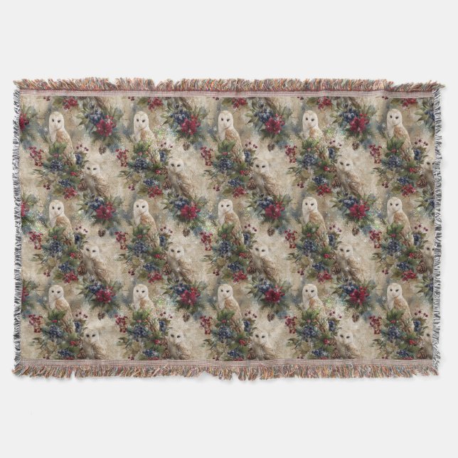 Couverture Enchanting Floral Owl (Devant)