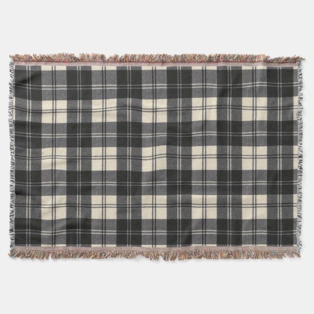 Couverture Erskine Black et White M Original Scottish Tartan (Devant)