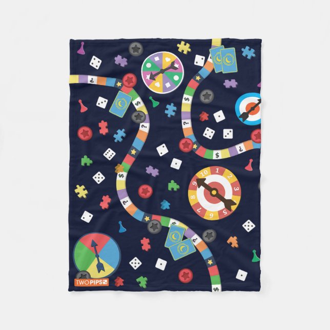 Couverture espiègle de motif de jeu de société (Devant)