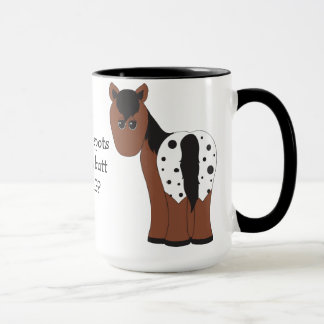 Couverture et Leopard Big Butt Appaloosa Horse Mug