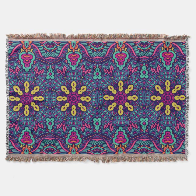Couverture Ethnic Rug Design PNG File for Rug Printing, Home  (Devant)