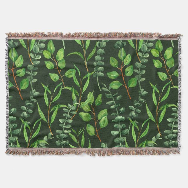 Couverture Eucalyptus vert foncé (Devant)