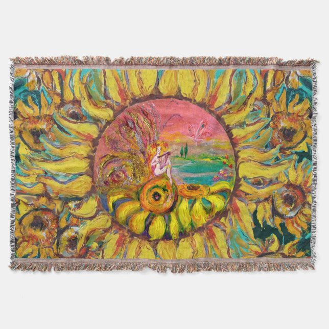 Couverture FAIRY OF SUNFLOWERS JOUER LYRA Imaginaire Floral (Devant)