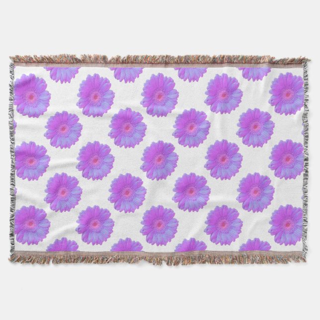 Couverture Faisée de gerbera violette (Devant)