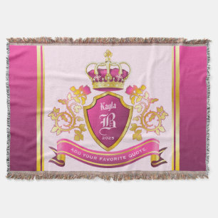 Couverture Faites votre propre armoiries Des perles de couron