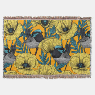 Couverture Fée et pavots en jaune