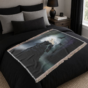 Couverture Femme mystérieuse gothique noire élégante Brume de