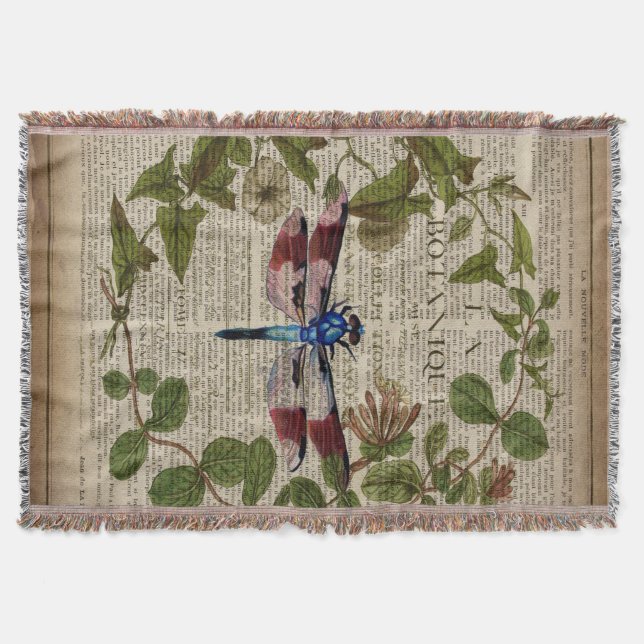 Couverture feuille botanique moderne vintage (Devant)