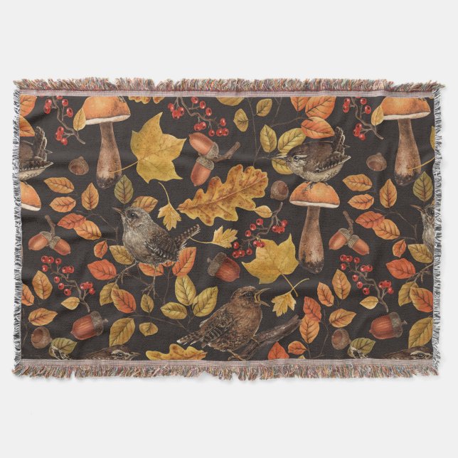 Couverture Feuilles d'automne, baies, champignons et fleurs (Devant)