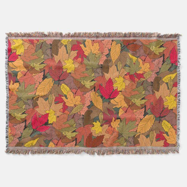 Couverture Feuilles d'automne colorées (Devant)