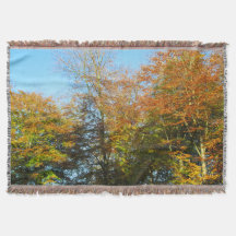 Feuilles d'automne et Ciel bleu - Personnalisé