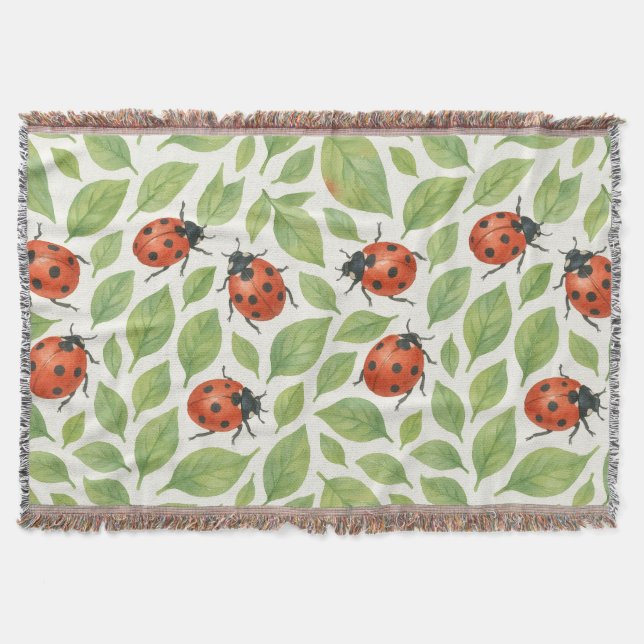 Couverture Feuilles et coccinelles  (Devant)