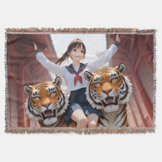 Couverture Fille d'anime scolaire chevauchant un tigre du Ben