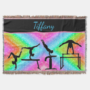 Couverture Filles Gymnastique Événements Colorful Thon Blanke