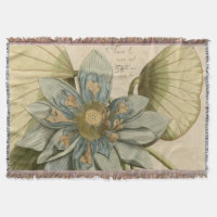 Fleur de Lotus bleu sur l'arrière - plan bronzage