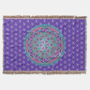 Couverture Fleur de vie / Blume des Lebens - Bouton VI