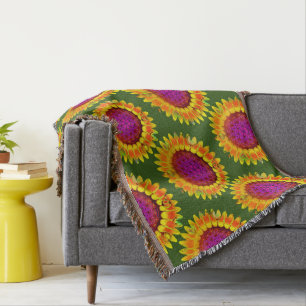 Couverture Fleur De Vie - Fleur Géométrique 4