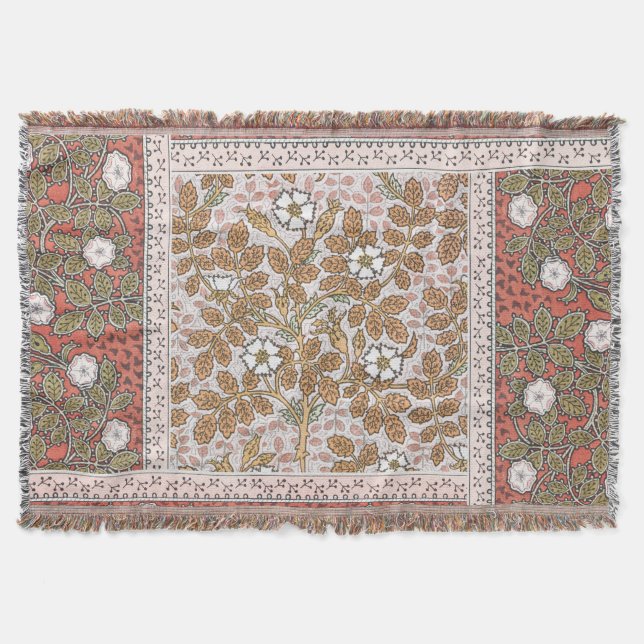 Couverture Fleur d'illustration Rose sauvage Vintage (Devant)