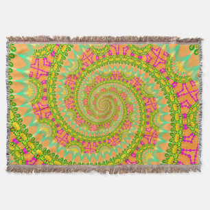 Couverture Fleur Spirale SUNNY