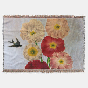 Couverture Fleurs blanches rouge-rose vintages chics minables