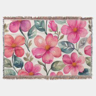 Couverture Fleurs roses
