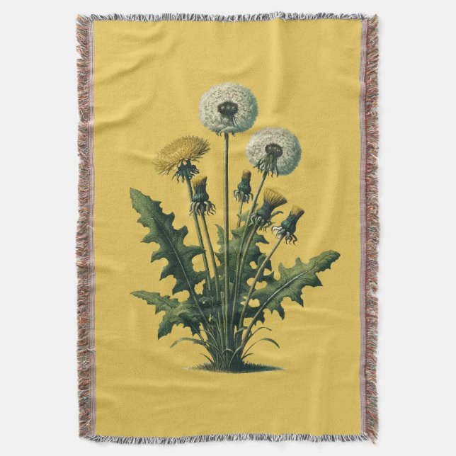 Couverture Fleurs Vintages jaunes (devant Vertical)