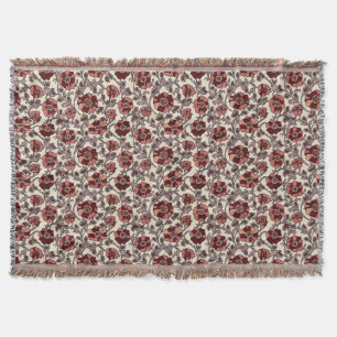 Couverture Floral rose et rouge