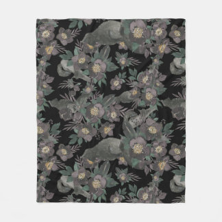 Couverture florale confortable