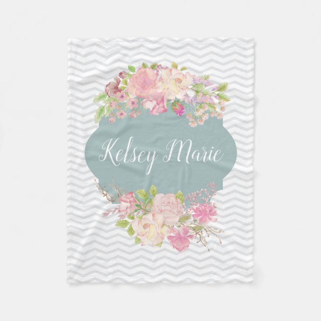 Couverture florale d'aquarelle (Devant)