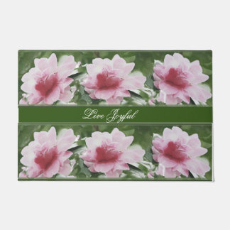 Couverture florale de tapis de plancher de camélia