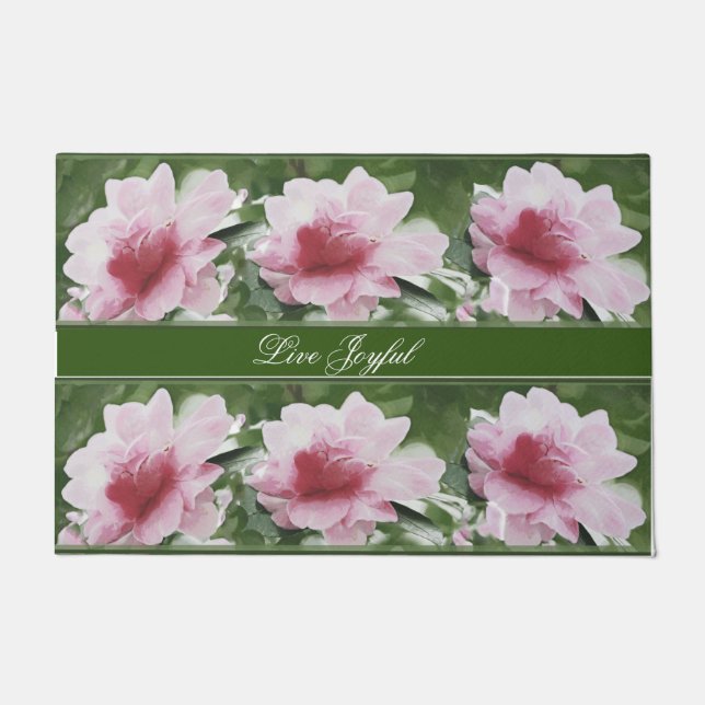 Couverture florale de tapis de plancher de camélia (Devant)
