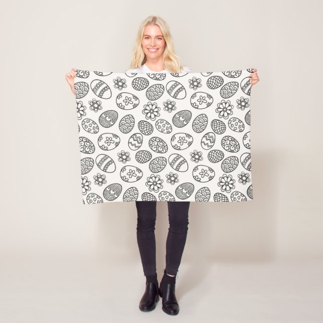 Couverture florale élégante d'ouatine de motif (En situation)