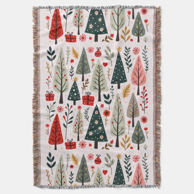 Couverture Forêt de sapins de Noël fantaisistes (devant Vertical)
